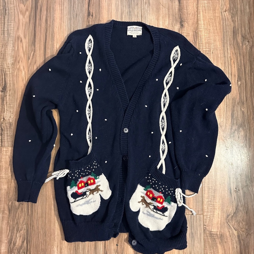 Susan Bristol 1992 Vintage Christmas Sweater